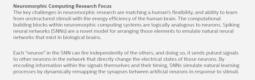 Neuromorphic computing